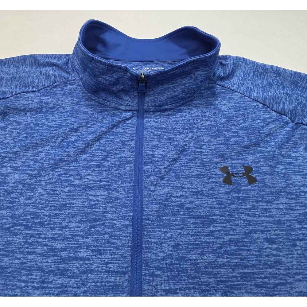 Under Armour Pullover Mens 4XL Blue LIMITED USE 1/4 Zip Lightweight Jacket Shirt